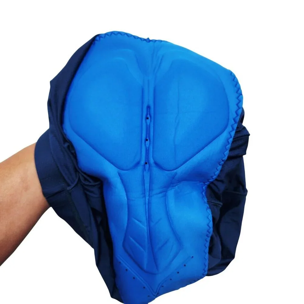 Mens Size XXL Blue Padded Cycling Shorts Breathable & Comfortable